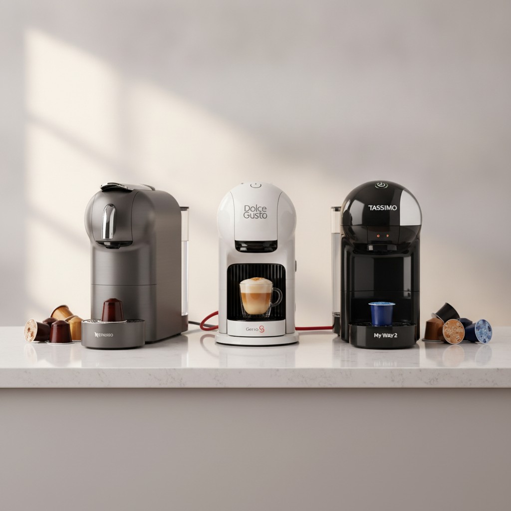 Nespresso vs Dolce Gusto vs Tassimo : Quelle Machine à Capsules Choisir ?